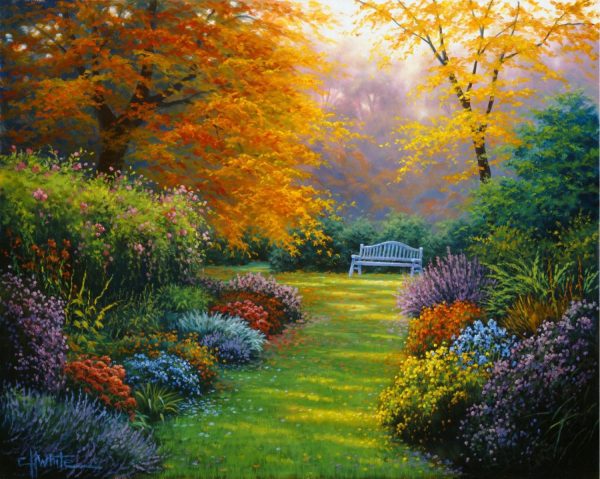 Seasonal | Autumn Garden Wall Mural Seasonal Seasonal