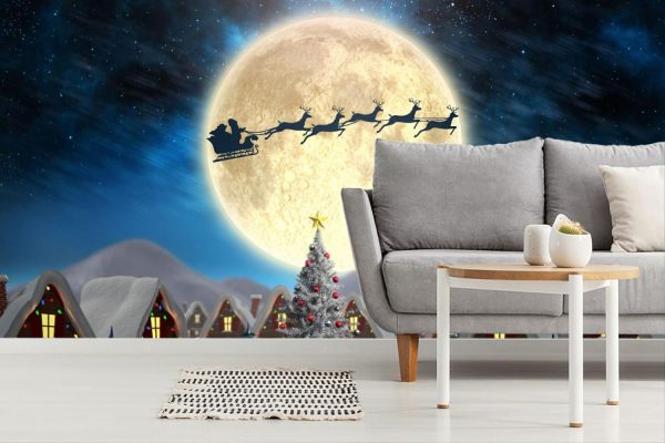 Seasonal | Christmas Village Wall Mural Seasonal Seasonal