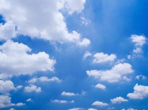 Seasonal | Cloudscape in Bright Blue Sky Wallpaper Mural Seasonal Seasonal