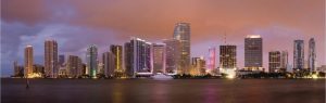 Seasonal | Miami Dawn Wallpaper Mural City & Skyline City & Skyline