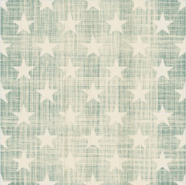 Seasonal | Retro Blue Star Mural Wallpaper Seasonal Seasonal