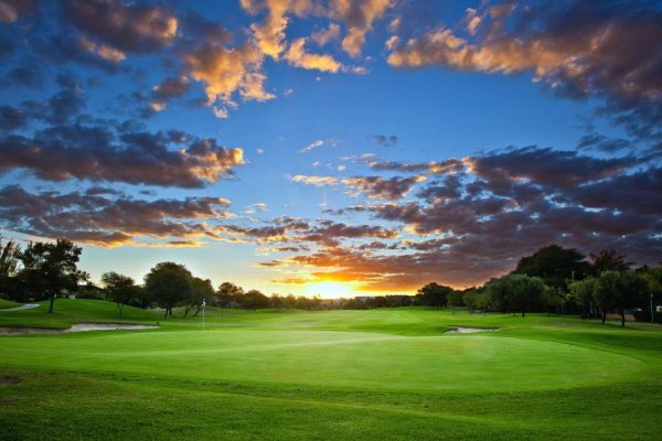 Seasonal | Sunset Over Golf Course Wall Mural Seasonal Seasonal