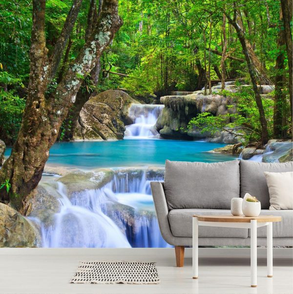 Seasonal | Thailand Waterfall Wall Mural Nature Nature