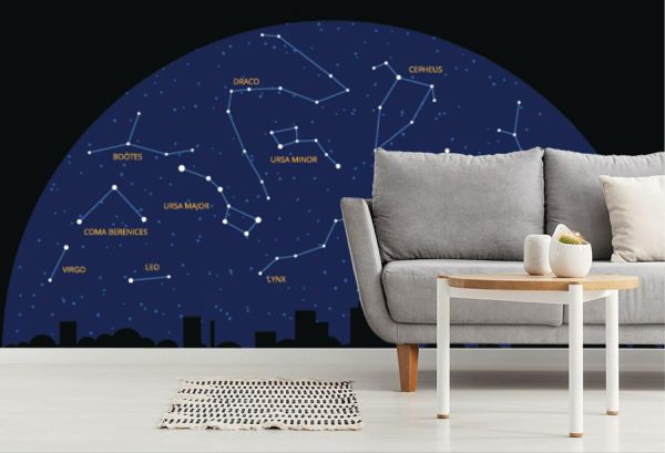 Space | Astrological Chart Wallpaper Mural Space Space