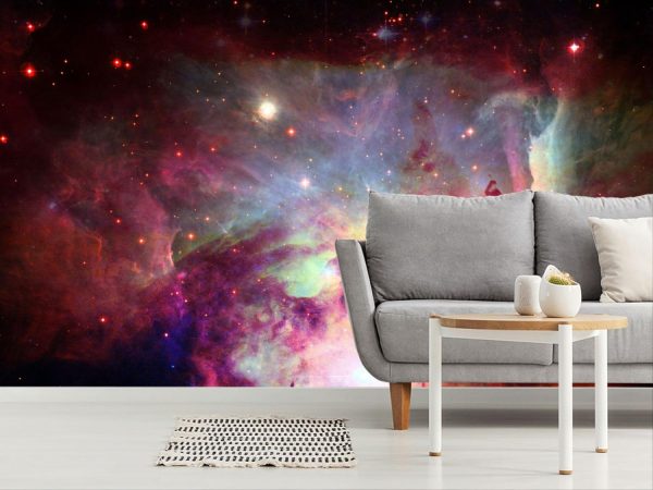 Space | Colorful Space Nebula Mural Wallpaper Space Space