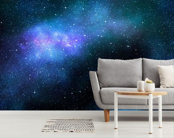 Space | Glittering Night Wallpaper Mural Space Space