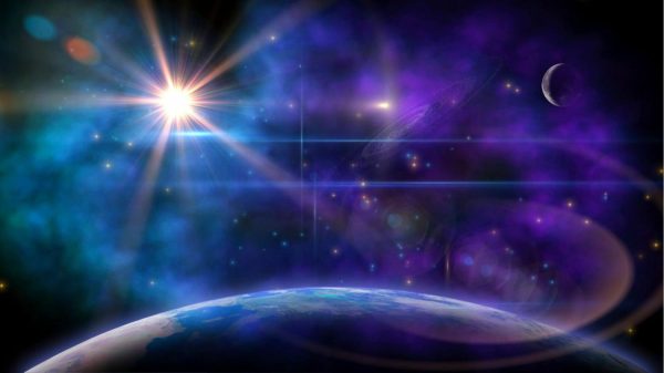 Space | Heaven And Earth Mural Wallpaper Space Space