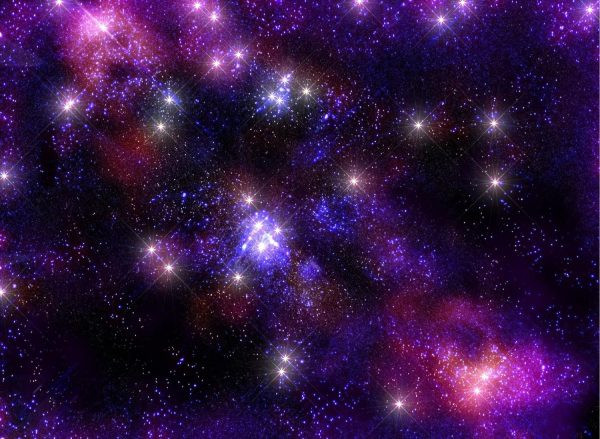 Space | Infinite Starry Sky Mural Wallpaper Space Space