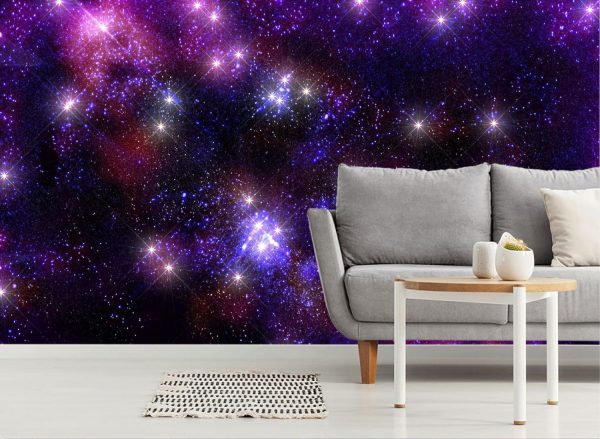 Space | Infinite Starry Sky Mural Wallpaper Space Space