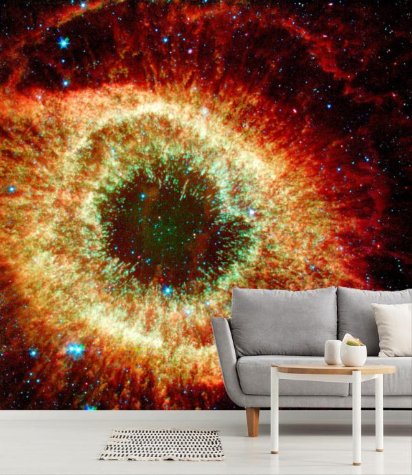 Space | Infrared Helix Nebula Wall Mural Space Space