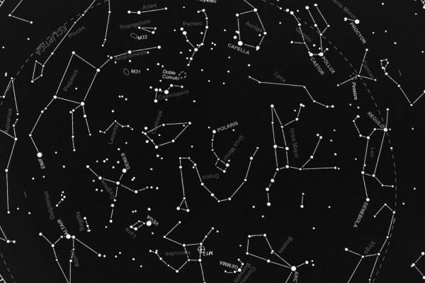 Space | Maps Of Stars Focused On Boreal Constellations Mural Wallpaper Space Space