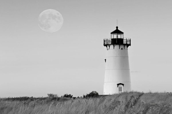 Space | Moon Over Marthas Vineyard Mural Wallpaper Space Space