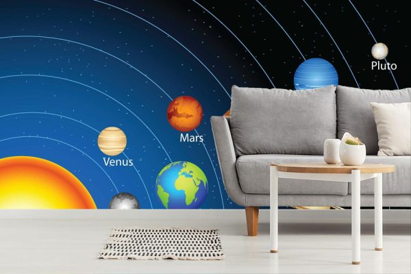 Space | Our Solar System Mural Wallpaper Space Space