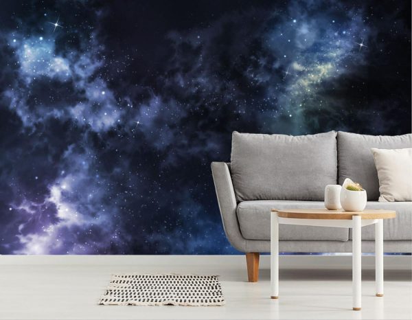 Space | Space Cloud Burst Mural Wallpaper Space Space