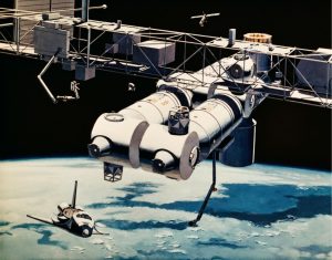 Space | Space Station Mural Wallpaper Space Space