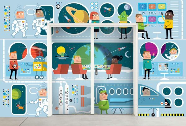 Space | Space Station Wallpaper Mural Space Space