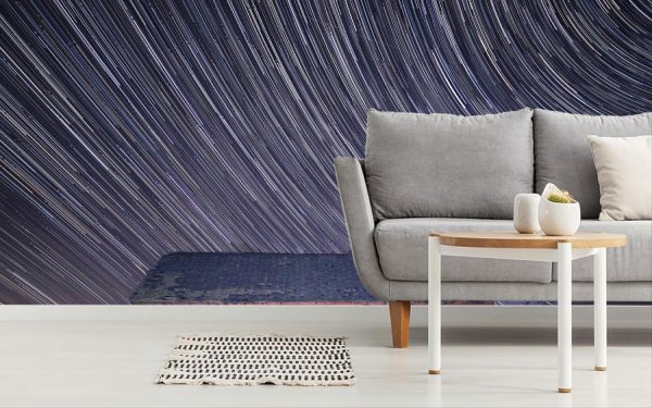 Space | Star Trails Over Barn Wall Mural Space Space