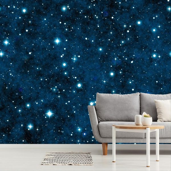 Space | Twinkling Stars Wallpaper Mural Colors Colors