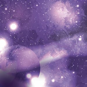 Space | Ultra Violet Galaxy Mural Wallpaper Space Space