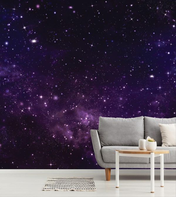 Space | Ultraviolet Sky Mural Wallpaper Space Space