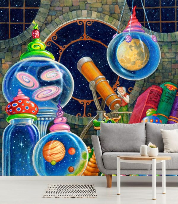 Space | Universe In A Jar Wallpaper Mural Space Space