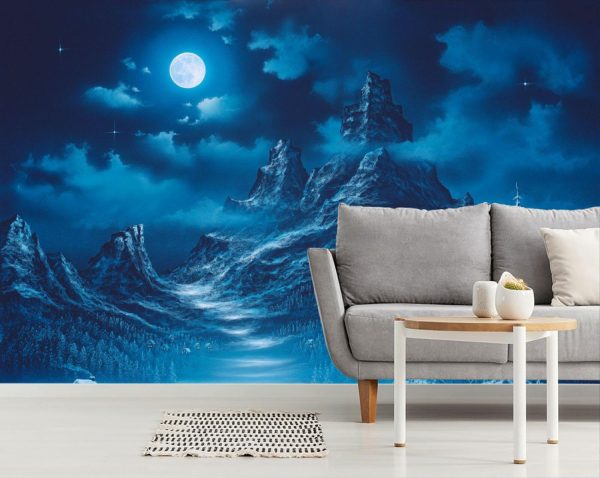 Space | Valley Of The Moon Mural Wallpaper Space Space