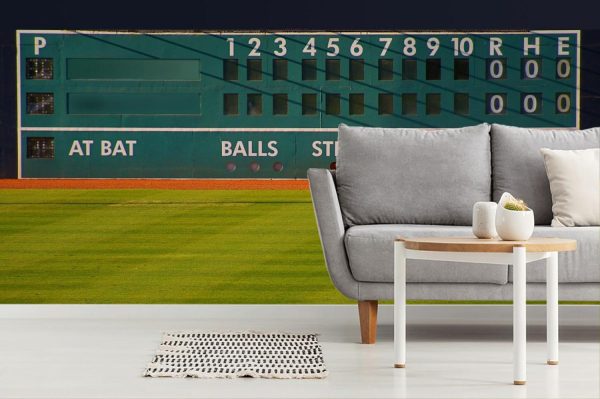 Sports | Baseball Scoreboard Wall Mural Architectural Architectural