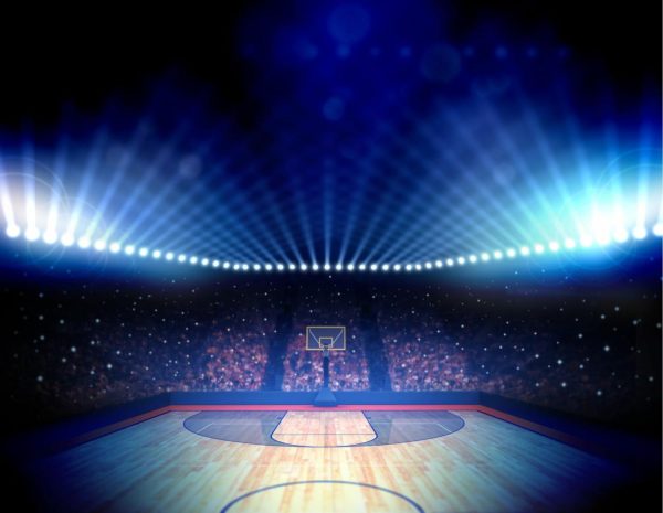 Sports | Basketball Arena Mural Wallpaper Architectural Architectural