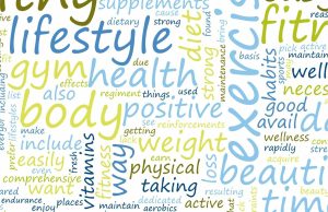 Sports | Healthy Lifestyle Word Cloud Wallpaper Mural Art & Graphics Art & Graphics