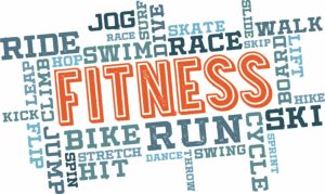 Sports | Physical Fitness Word Cloud Mural Wallpaper Art & Graphics Art & Graphics