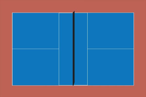 Sports | Pickleball Court Wall Mural Sports Sports