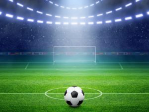 Sports | Soccer Field Lights Wallpaper Mural Architectural Architectural