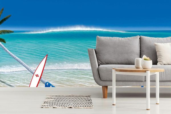 Sports | Surfin USA Wall Mural Beach & Tropical Beach & Tropical