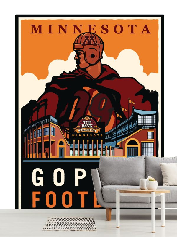 Sports | University Of Minnesota Football Wall Mural Sports Sports