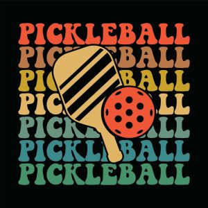 Sports | Vintage Pickleball Wall Mural Art & Graphics Art & Graphics