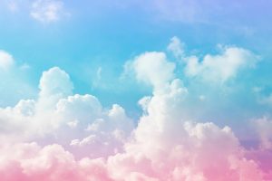 Styles | Cotton Candy Clouds Mural Wallpaper Colors Colors