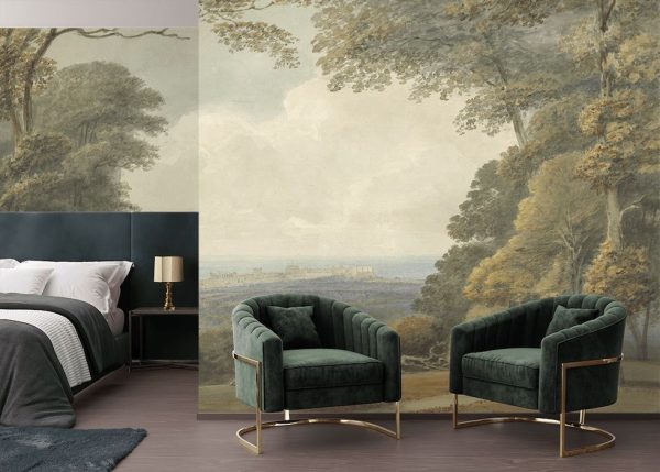 Styles | Distant View of Windsor Castle Wallpaper Mural Architectural Architectural