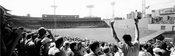 Styles | Fans Cheering At Fenway Park Wall Mural Architectural Architectural