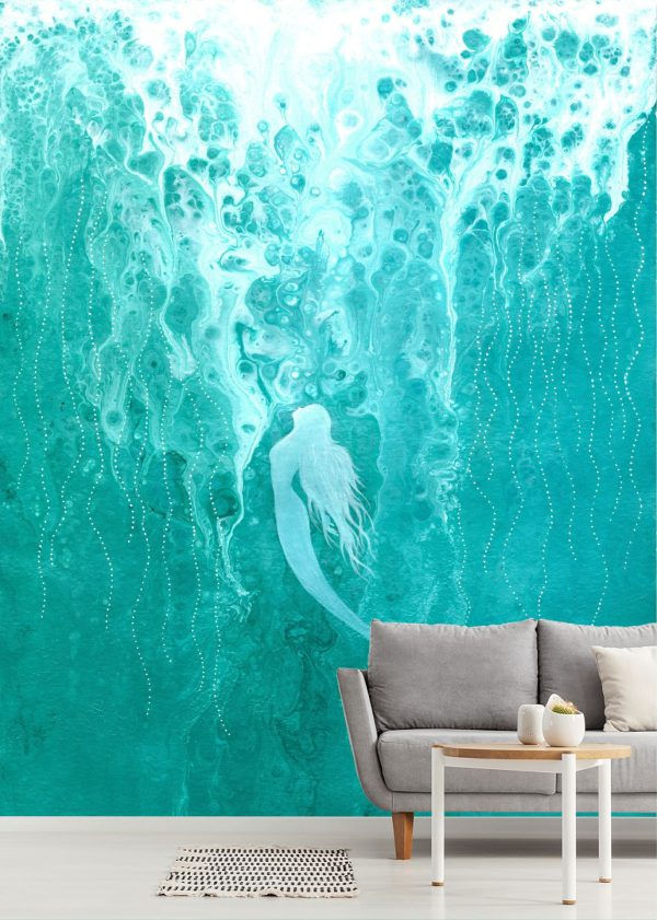 Styles | Mermaid Rising Wallpaper Mural Activities & Leisure Activities & Leisure