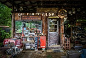 Styles | Old Car City Wall Mural Architectural Architectural