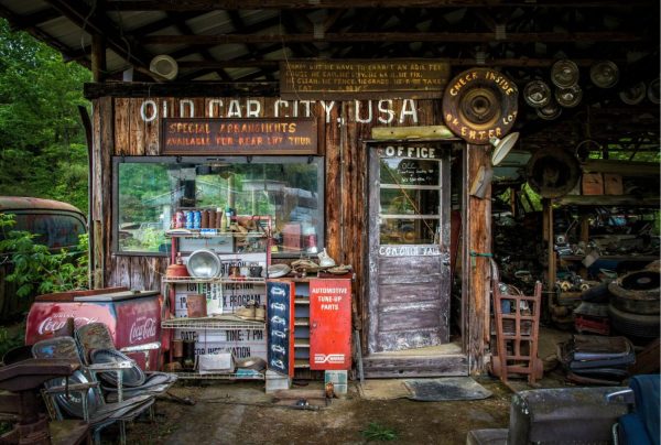 Styles | Old Car City Wall Mural Architectural Architectural