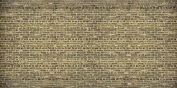 Textures & Backgrounds | Aging Brownish Gray Brick Panoramic Mural Extra Large Extra Large