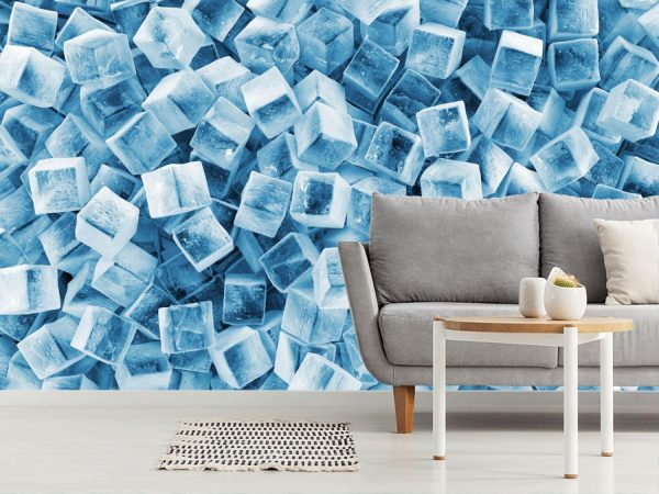 Textures & Backgrounds | Heap Of Ice Cubes Wall Mural Textures & Backgrounds Textures & Backgrounds