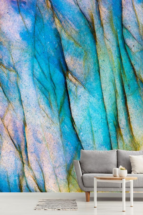 Textures & Backgrounds | Labradorite Abstract 5 Wall Mural Textures & Backgrounds Textures & Backgrounds