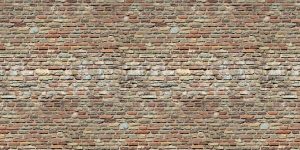 Textures & Backgrounds | Old Multicolored Brick Panoramic Wall Mural Extra Large Extra Large