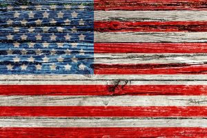 Textures & Backgrounds | Old Painted American Flag Mural Wallpaper Colors Colors