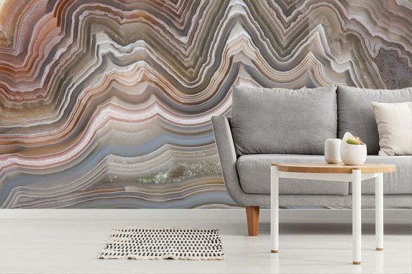 Textures & Backgrounds | The Polished Cut of Agate Wall Mural Textures & Backgrounds Textures & Backgrounds