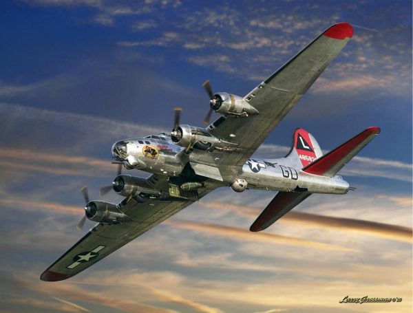 Transportation | B-17 Special Delivery (No Text) Mural Wallpaper Transportation Transportation