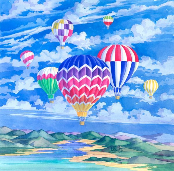 Transportation | Balloons II Wallpaper Mural Transportation Transportation