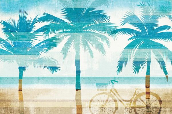 Transportation | Beachscape Palms Wallpaper Mural Beach & Tropical Beach & Tropical